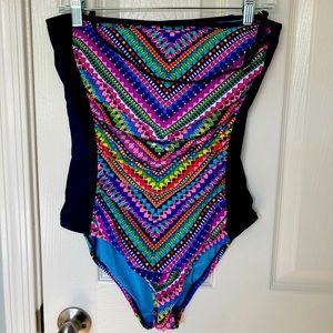 Anne Cole bandeau bathing suit Size 12